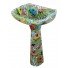 Mexican Talavera Toilet Colibri Rojo